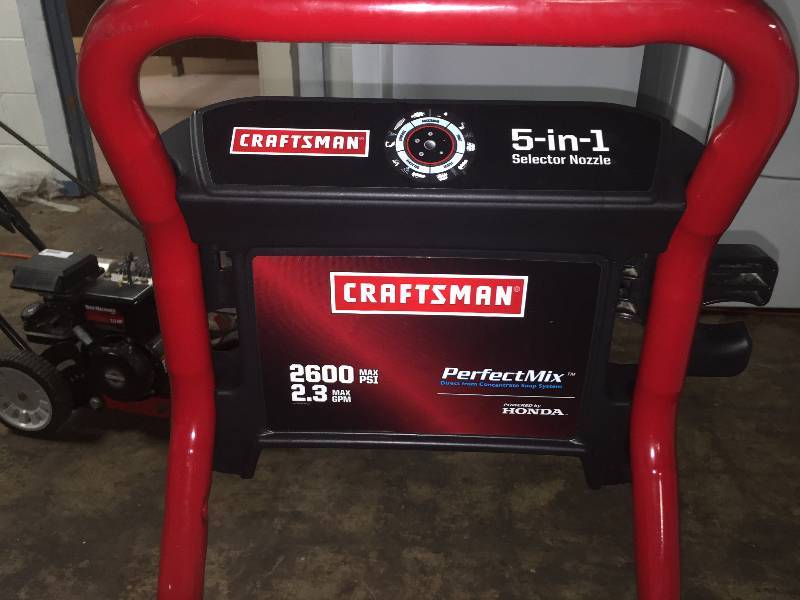 craftsman 2800 psi pressure washer with honda engine