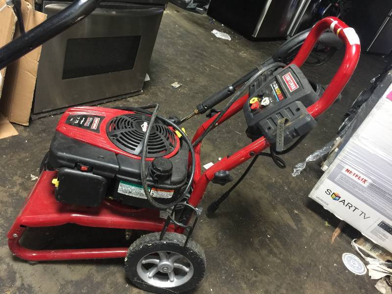 lot 8822 image: Craftsman 2700 PSI 2.3 GPM 4-Cycle Gas Powered Pressure Washer