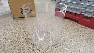 lot 4613 image: (5) Clear Party Buckets - 9.75in