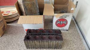 lot 4652 image: (8) Large Beer Glasses, Metal Home Decor, Wooden Fruit Platter and More