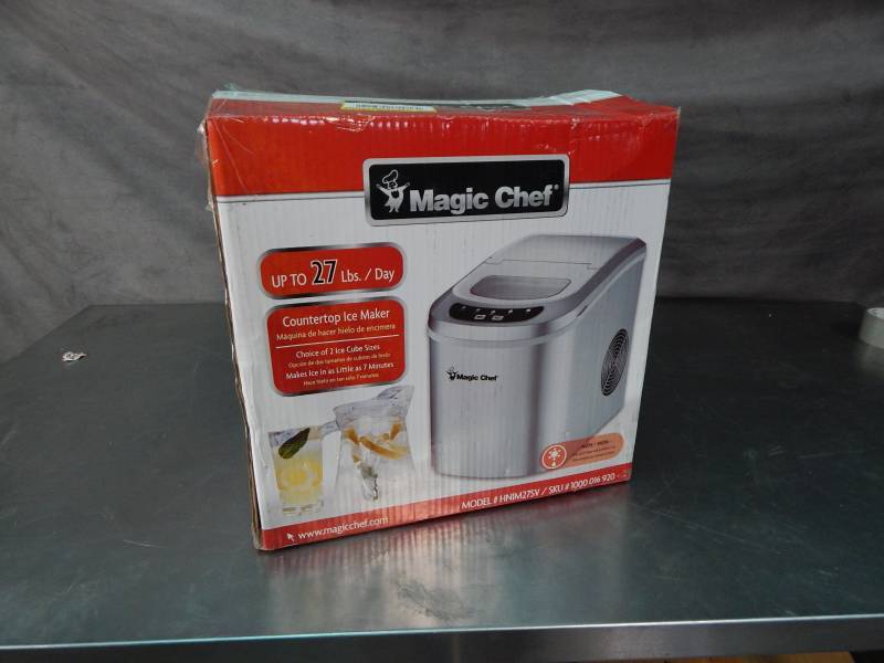 Magic Chef Countertop Ice Maker Portable A/C Fans LED Lighting And