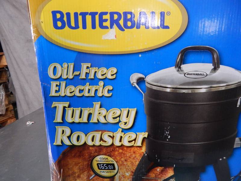 Butterball Oil Free Electric Turkey Roaster Portable A/C Fans LED