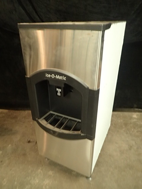 lot 88 image: Ice-O-Matic Model CD40022 Cube Ice Dispenser w 120-lb Storage - 115v
