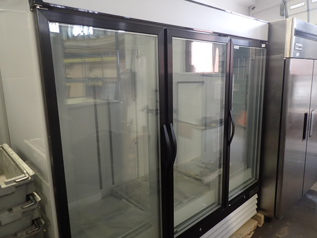 lot 17 image: Saturn Stainless 3 Door  Freezer
