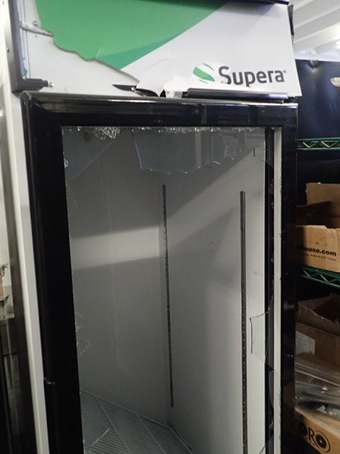 lot 148 image: Supera Single Door Merchandising Cooler Model G1M-16-B-1
