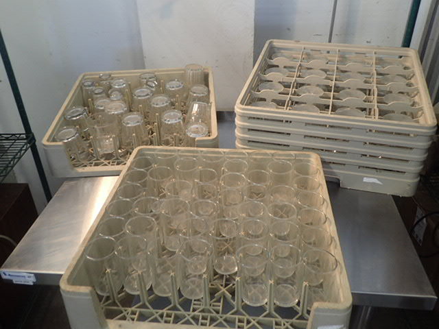 lot 171 image: Lot of Glassware, Including (3) DishGlass Racks