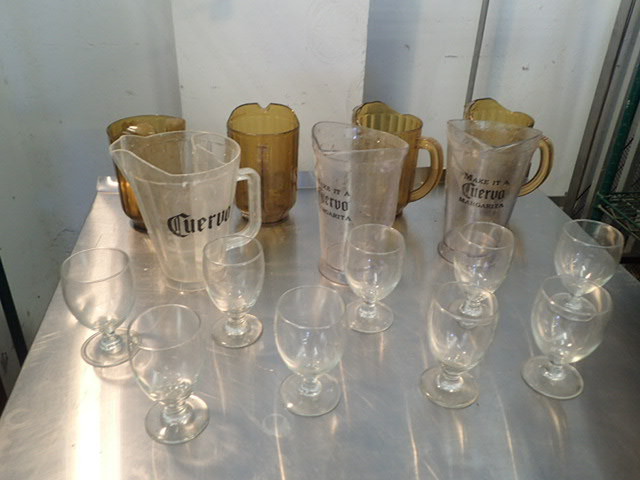 lot 180 image: Lot of Pitchers and Glassware