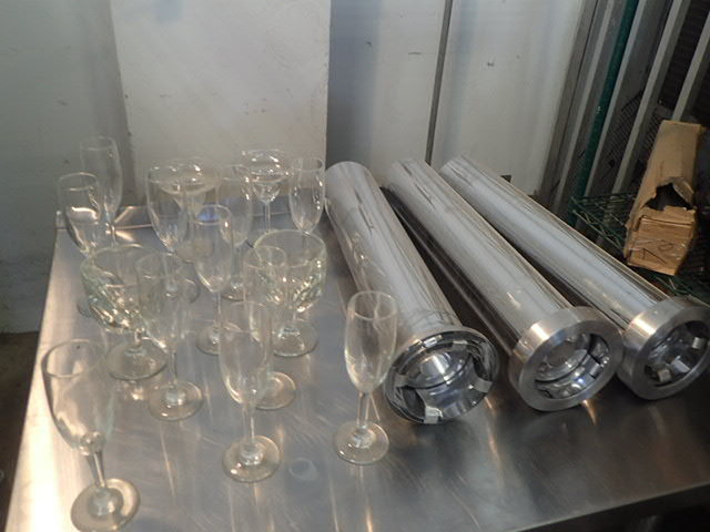 lot 181 image: Cup Dispensers and Glassware