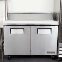 lot 15 image: True 48in Prep Table w Cutting Board