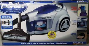 lot 2 image: Euro-pro Shark Ep724 Pursuit Hepa Bagless Cyclonic Canister Vacuum