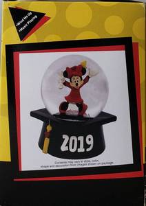 lot 9 image: Disney Musical Minnie Mouse Snowglobe Waterglobe 2019 Graduation Gift