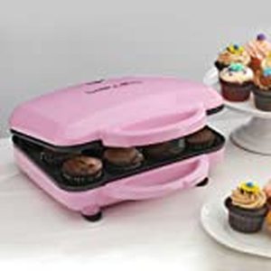 lot 20 image: Deluxe Babycakes Nonstick Coated Cupcake Maker  Includes Decorating Kit