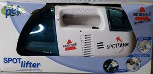 lot 27 image: Bissell Spotlifter Cordless Handheld Deep Carpet Cleaner 1715-3 Brand In Box