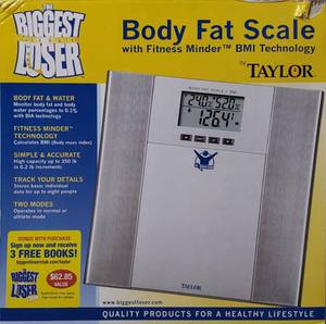 lot 35 image: The Biggest loser Body fat Scale by Taylor