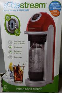 lot 43 image: Sodastream Fizz Home Soda Maker -red
