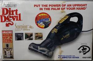 lot 45 image: Dirt Devil Scorpion plus Boost Vacuum (Hand Held)