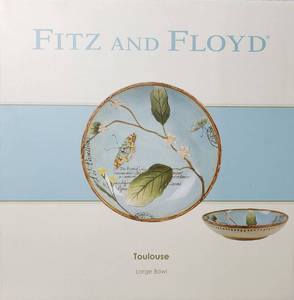 lot 50 image: Fitz And Floyd, Toulouse Large Bowl, Les PapillonsThe Painted Lady, (14)