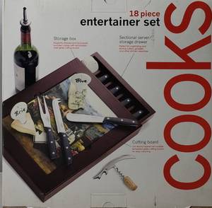lot 57 image: JC Penney 18 Piece Entertainer Set