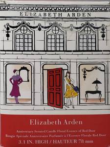 lot 64 image: Elizabeth Arden Anniversary Scented CandleFloral Essence of Red Door, (3H)