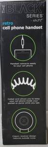 lot 68 image: RETRO CELL PHONE HANDSET THE BLACK SERIES BY SHIFT 3 TABLET LAPTOP 1647915