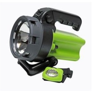 lot 86 image: Smart Gear Cordless Road Spotlight with Bonus LED Headlamp