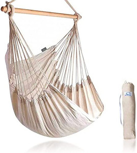 lot 49235 image: Hammock Sky Large Brazilian Hammock Chair Cotton Weave