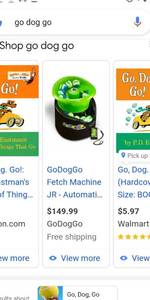 lot 49247 image: GO DOG GO Fetch Machine