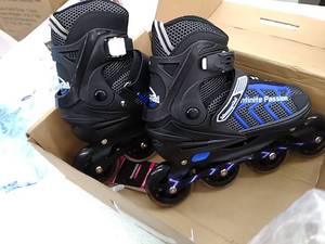 lot 49302 image: mammy go infinite passion, size 39-42 Large, inline skates, blue