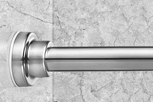 lot 49307 image: HabiLife Tension Curtain Rod 26-41 inches