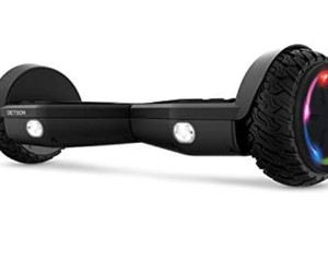 lot 49311 image: Jetson Aero All Terrain Hoverboard with LED Lights Anti Slip Grip Pads ,odel Spin ( Jaero- Blk