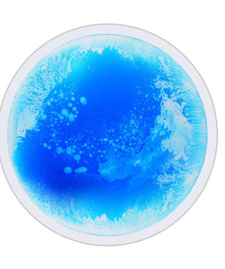 lot 49333 image: Round Sensory Liquid Floor Tile Blue �� 50cm 3pk