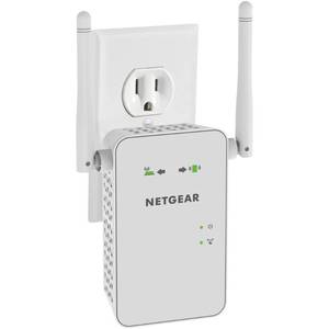 lot 49381 image: NETGEAR - AC750 Dual-Band Wi-Fi Range Extender - White