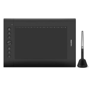 lot 49386 image: Huion H610 PRO V2 Graphics Tablet Board 10x6.25 Painting Drawing Pen Tablet