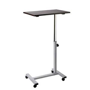 lot 49390 image: airLIFT Height Adjustable Mobile Side Table Cart, 23.6