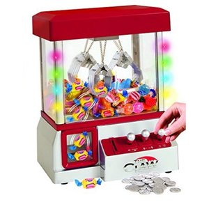 lot 49410 image: Electronic Claw Toy Grabber Machine With LED Lights