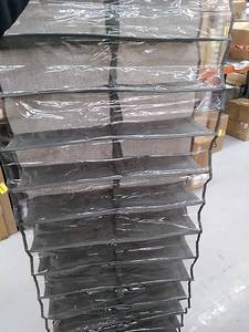 lot 49446 image: SHOE ORGANIZER, UP TO 26 PAIRS, BRAND UNKNOWN