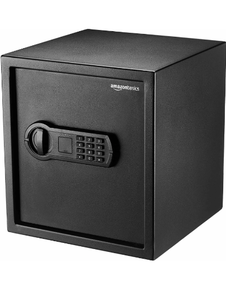 lot 49447 image: Electronic Security Safe Keypad 40l Steel Carpeted Floor Black