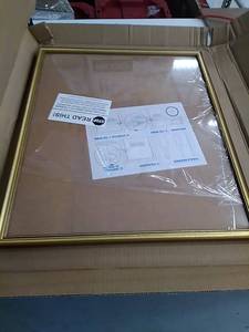 lot 49450 image: GOLD FRAME 21 14 X 25 14