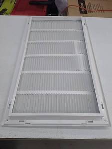 lot 49459 image: 30 X 16 Steel Return Air Filter Grille For 1 Filter - Fixed Hinged
