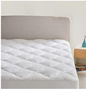lot 49466 image: Bedsure Get Cozy Queen Size Pillow Top Mattress Pad