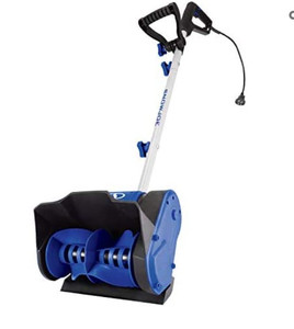 lot 49487 image: Snow Joe Electric Snow Shovel  10-Inch  8-Amp, Blue, Model 320E