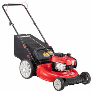 lot 122 image: Troy-Bilt TB110 21-Inch Push Mower with 2-in-1 Triaction Cutting System, Briggs & Stratton 140cc engine
