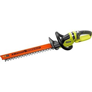 lot 208 image: Ryobi ONE 22 18V Lithium-Ion Cordless Hedge Trimmer - Battery & Charger NOT INCLUDED