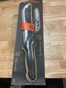 lot 261 image: GERBER BUNDLE GATOR MACHETE JR DUAL BLADE SHEATH & PARAFRAME CLIP FOLDING KNIFE