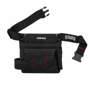 lot 276 image: Husky 6-Pocket Tool Pouch, Black