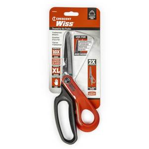 lot 296 image: Crescent Wiss-CW10TM 10in. Tradesman Shears Heavy Duty Titanium Coated