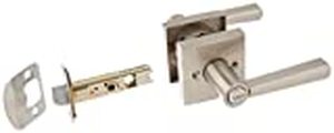 lot 321 image: Baldwin Spyglass BedBath Lever in Satin Nickel