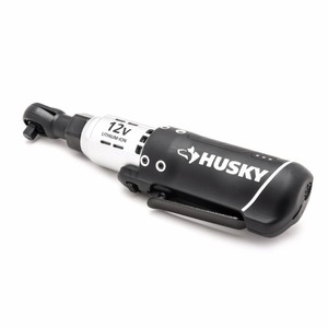 lot 322 image: Husky 38 in. 12-Volt Battery Cordless Ratchet Driver Powered Torque Repair Tool
