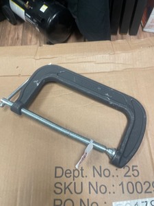 lot 326 image: 8 In. C-Clamp