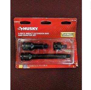 lot 352 image: ����New Husky 770 776 3 Piece 12 Drive Impact Extension Bar and Adapter Set